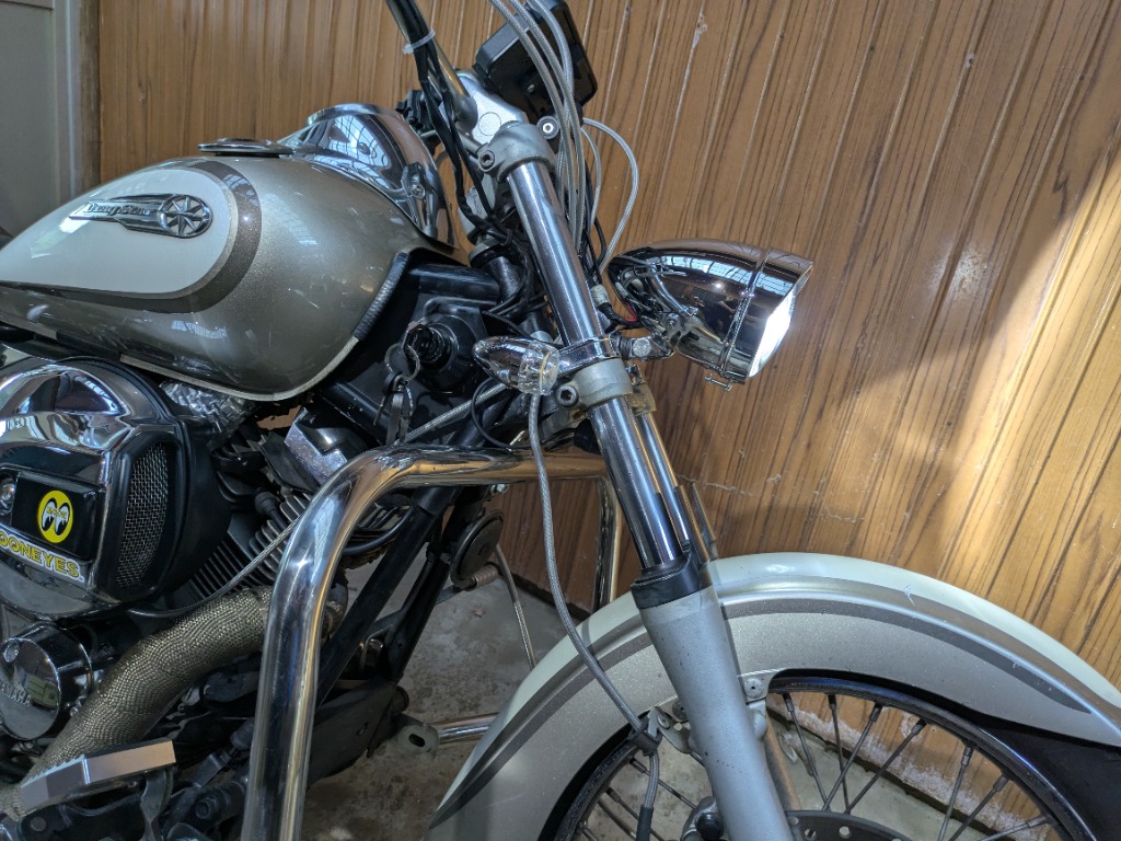 4.5インチ メッキベーツライト ロング シャドウ DSC400 ドラッグ