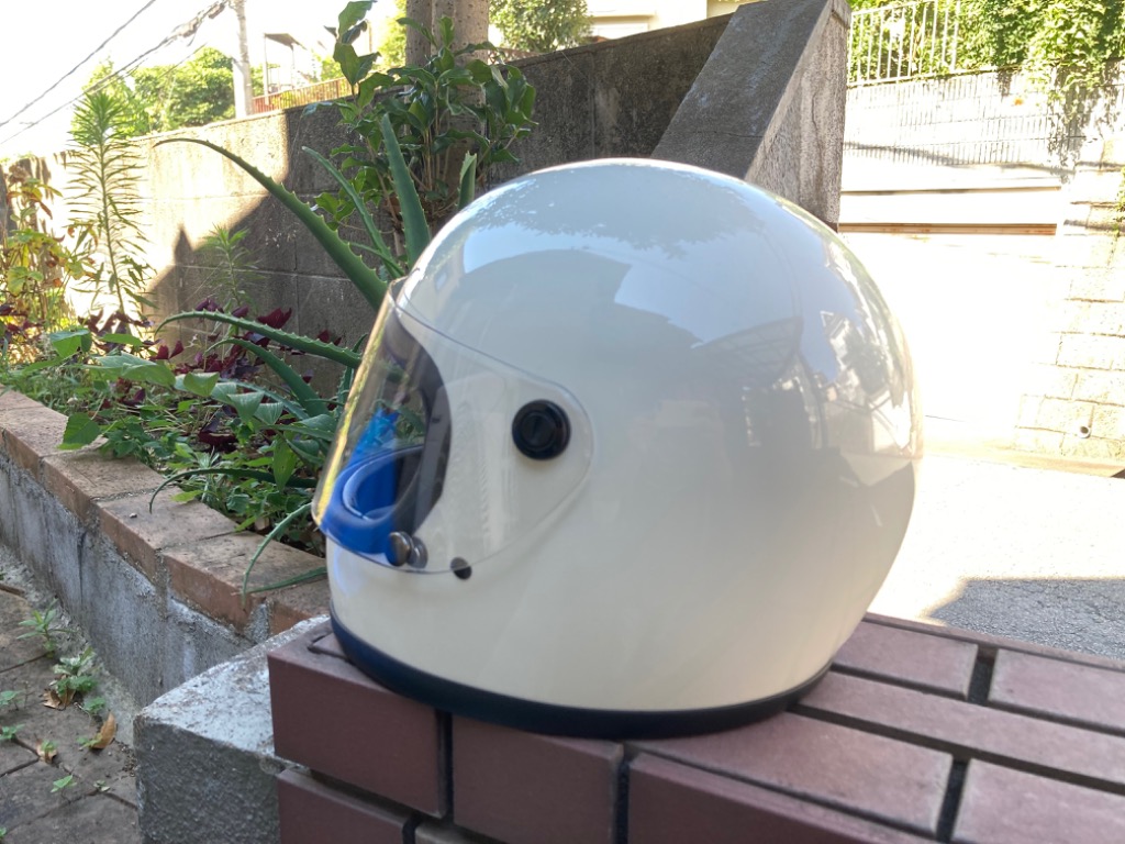 バイクヘルメット ホワイト 白 フリーサイズ 57-60cm フル
