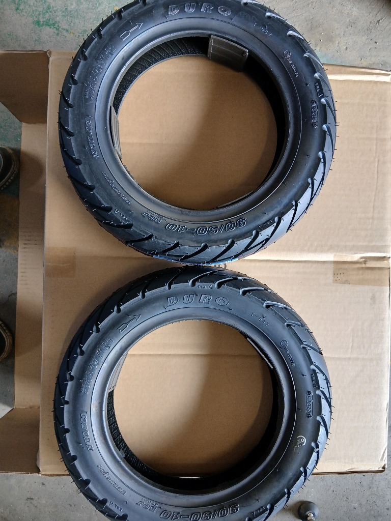 バイクタイヤ DUROタイヤ 110/70-17 54H HF918 T/L バイクパーツ