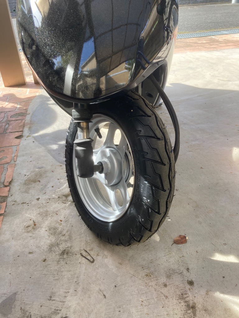 最終値下【新品】バイクタイヤ 80-100-10（2024年製） バイクタイヤ タイヤ 80/100-10 T/L 2本セット 高品質台湾製