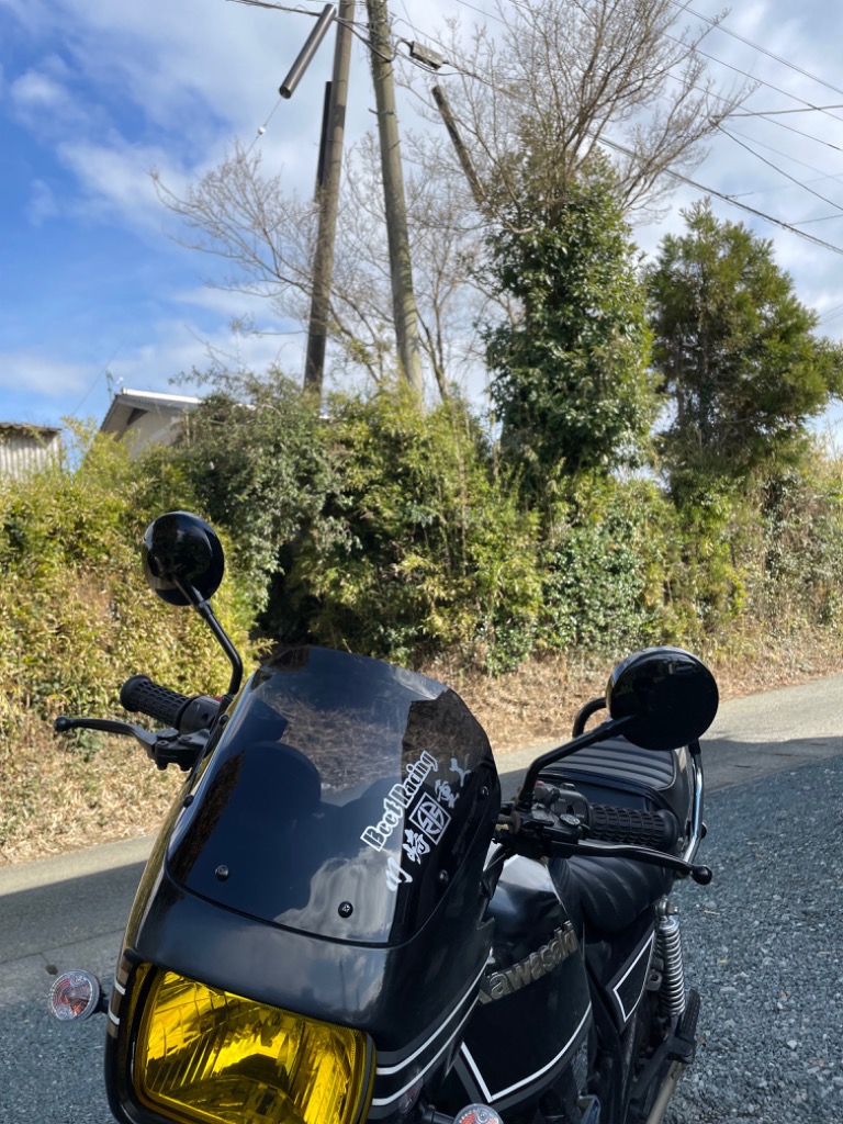 Z2 ミラー ブラック ゼファー400 バリオス ZRX400 ジェイド