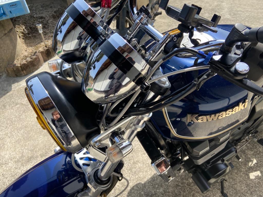 ZRX400/Ⅱ メッシュワイヤーSET 10cmロング 日本製 100 車用品・バイク用品 カワサキ ZRX400⁄2 専用 ブラック ワイヤー