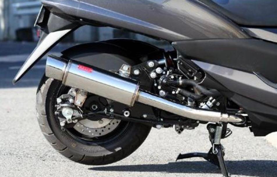 新型マジェスティ SG20J 4D9 ROSSO ロッソ マフラー ライネス