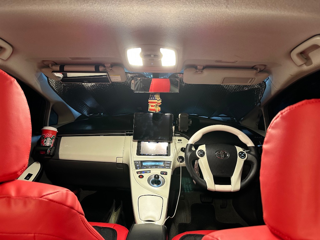 プリウス ZVW 30系 インテリアパネル 19ピース 黒木目 インパネ プリウス ZVW30系 インパネ インテリアパネル 19ピース（黒木目
