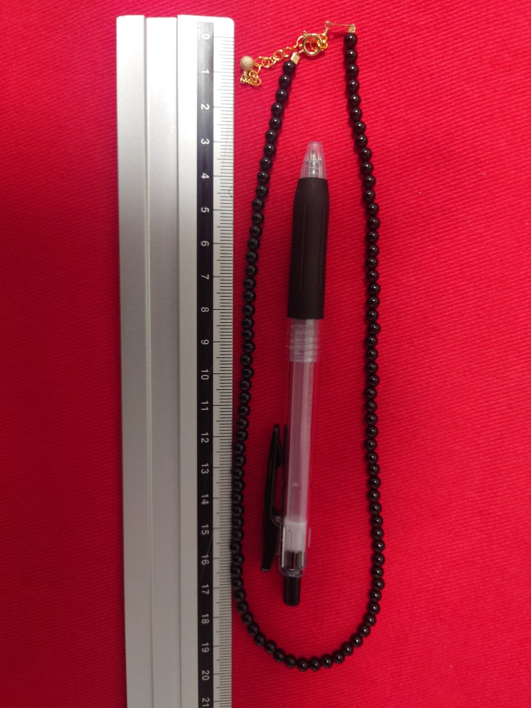 パワーストーン ネックレス 4mm 天然モリオン黒水晶 魔除け パワーストーン ネックレス 4mm 天然モリオン黒水晶 魔除け