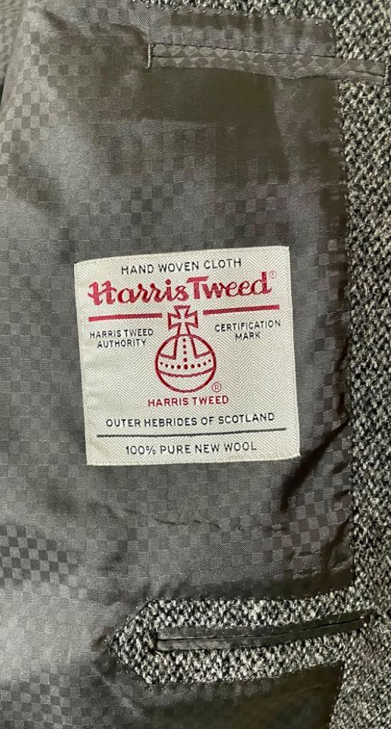 ハリスツイード ジャケット メンズ ツイード harris tweed インポート生地 ウール100% 毛 トラッド AB BB 4号 5号
