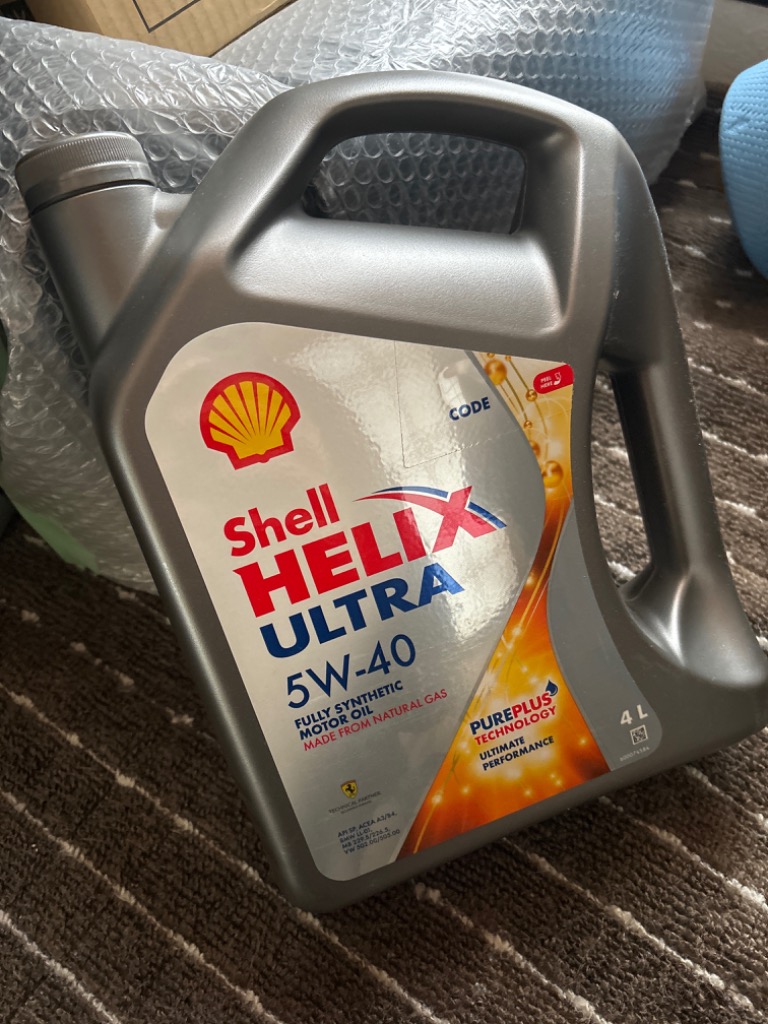 新品 4L Shell 5W-40 エンジンオイル Shell HELIX Ultra シェル 