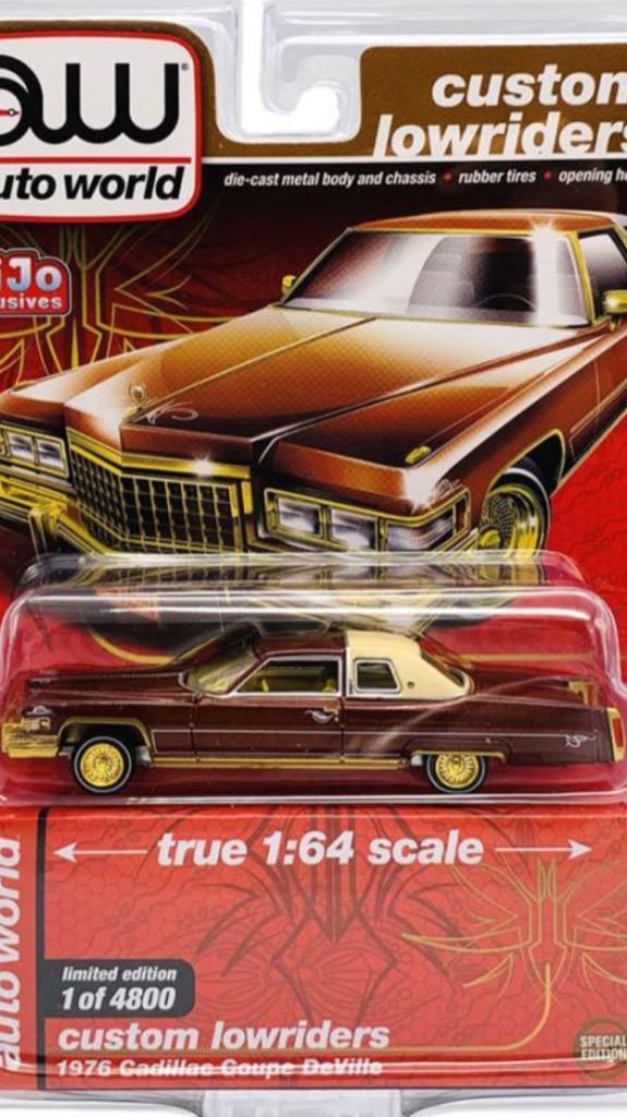 ロンドンフェア限定　1/64　レベル　ローライダー　キャデラック　車高上下可能 1/64 車高上下可能 レベル ローライダー ミニカー インパラ