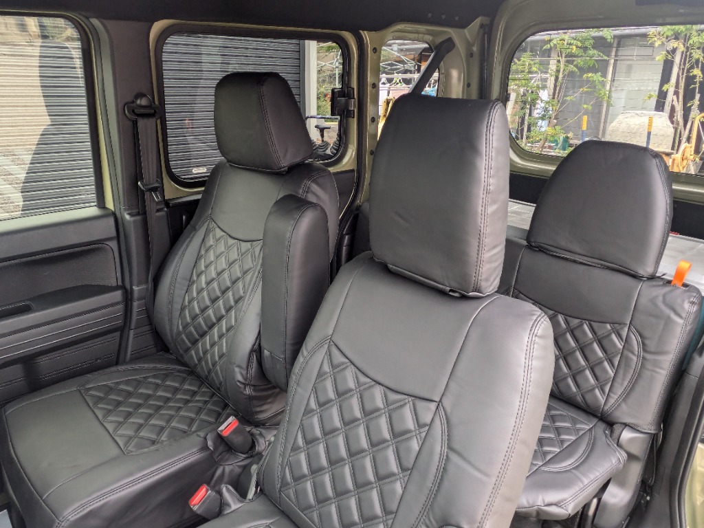 N-VAN JJ1 / JJ2 2018(H30).7 - シートカバー 1列目 2列目セット