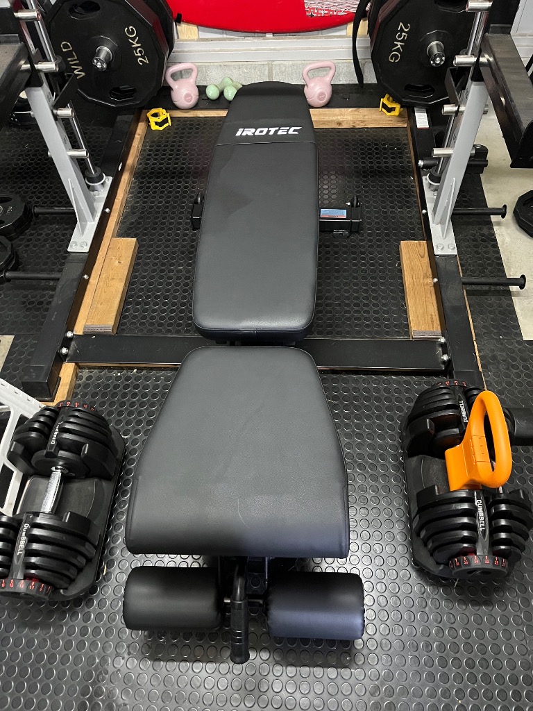 ベンチプレス トレーニングベンチ フラットベンチ IROTECPRO