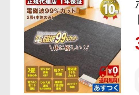 新品】※動作確認済 2畳用 ゼンケン ホットカーペット【ZCB-20KR
