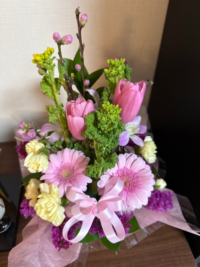 ひな祭り アレンジメント 造花❣️めーちゃん❣️２つセット‼️ ひなまつり 限定 桃の花 入り 春色アレンジメント プレゼント