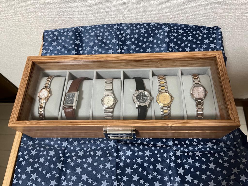 腕時計収納ケース 腕時計収納ボックス コレクションケース ６本 高級 