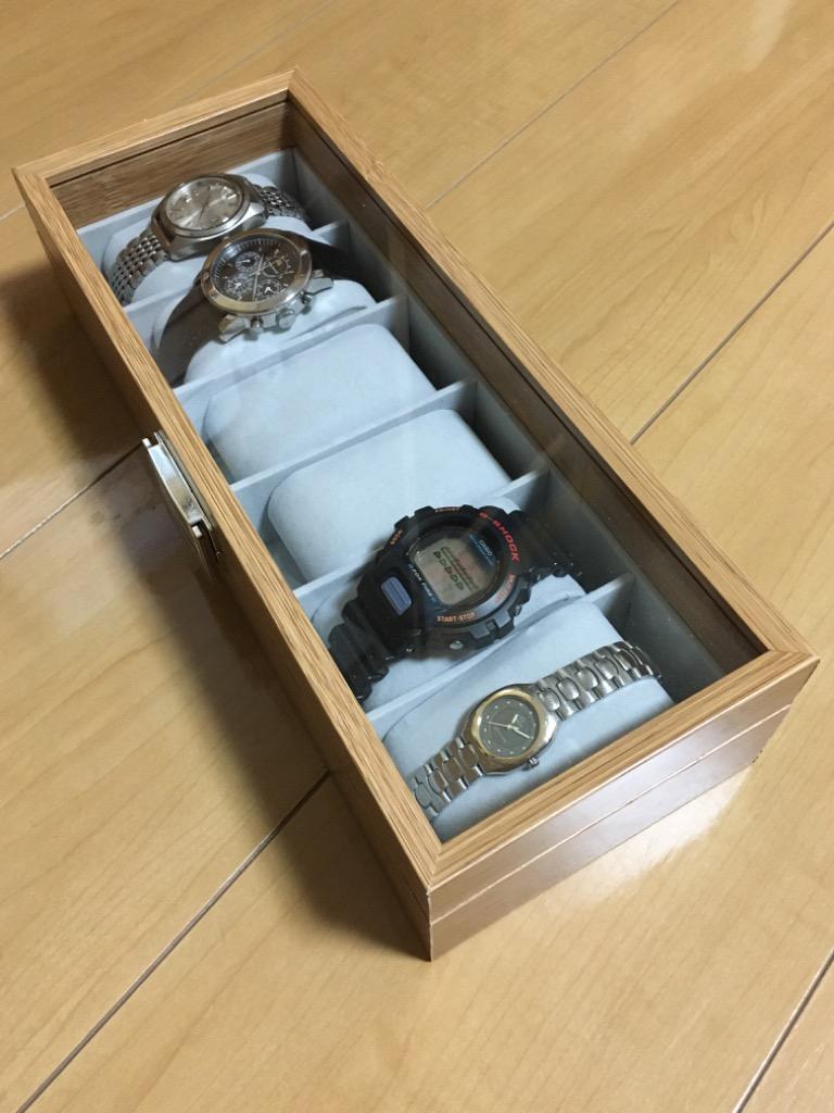 腕時計収納ケース 腕時計収納ボックス コレクションケース ６本 高級 
