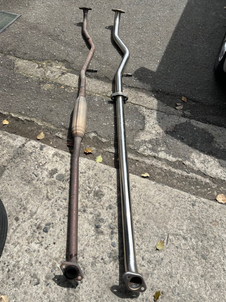 オートジュエル　ラパンSS用フロントパイプ　5型まで オートジュエル ラパンSS用フロントパイプ 5型まで 楽天市場