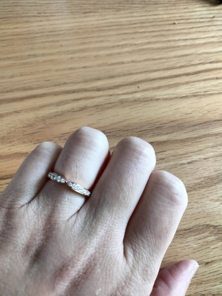 CHAUMET ショーメ トリオンフ ダイヤ リング #49 Au750PG