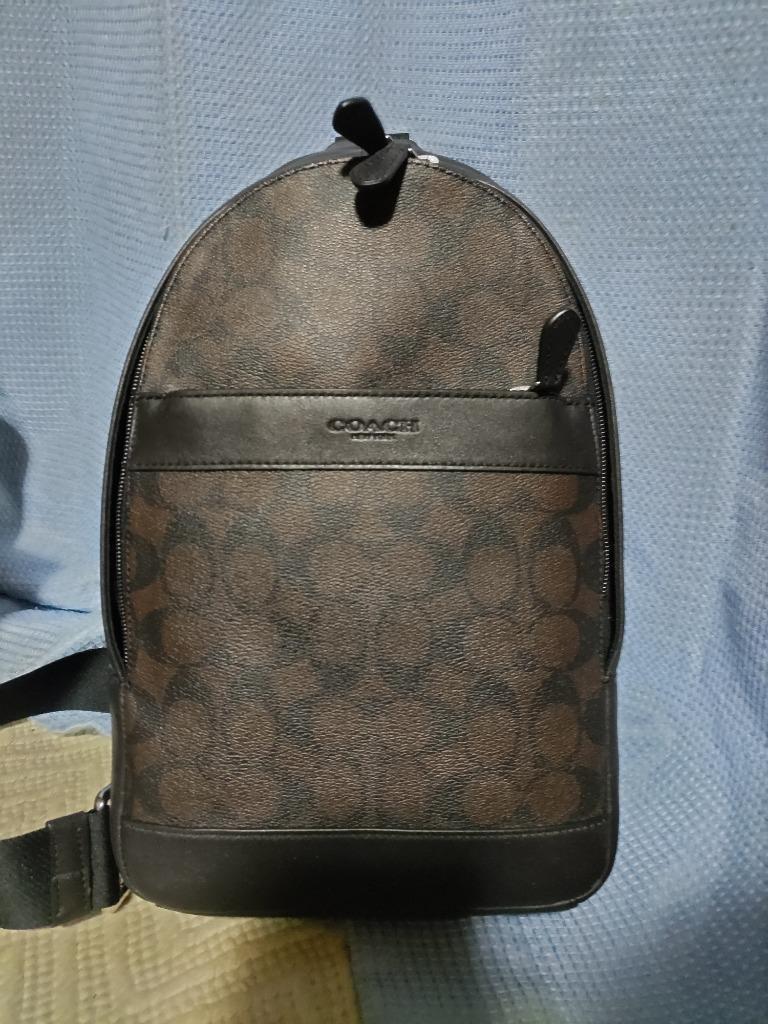 P8倍_10月15日迄》コーチ ボディバッグ COACH メンズ シグネチャー