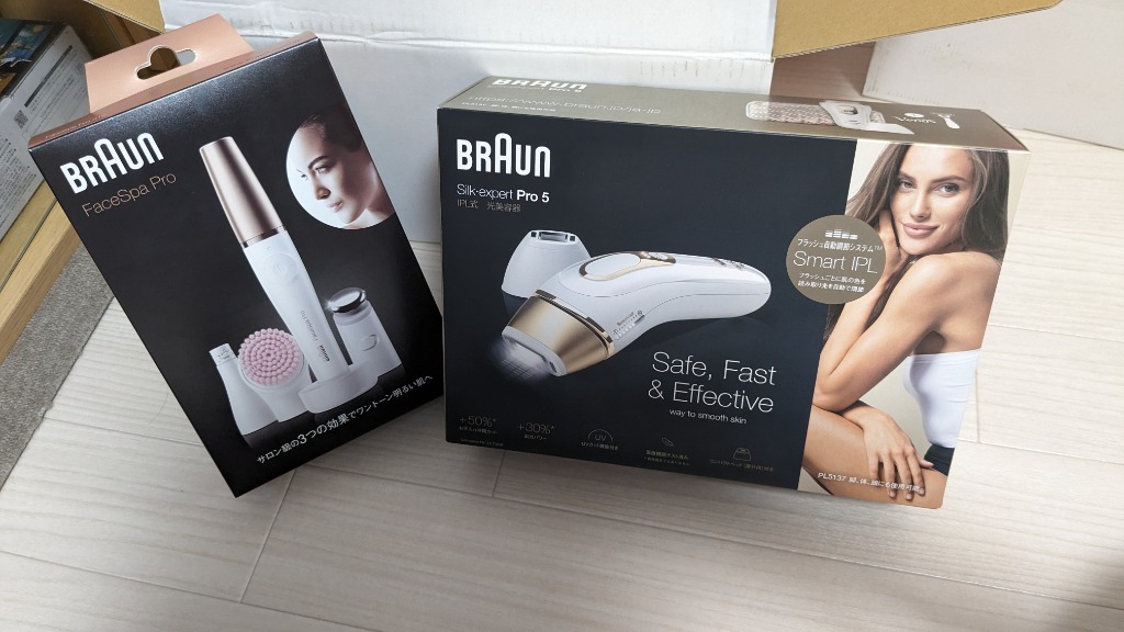 BRAUN シルクエキスパートPro5 + Face spa pro セット-