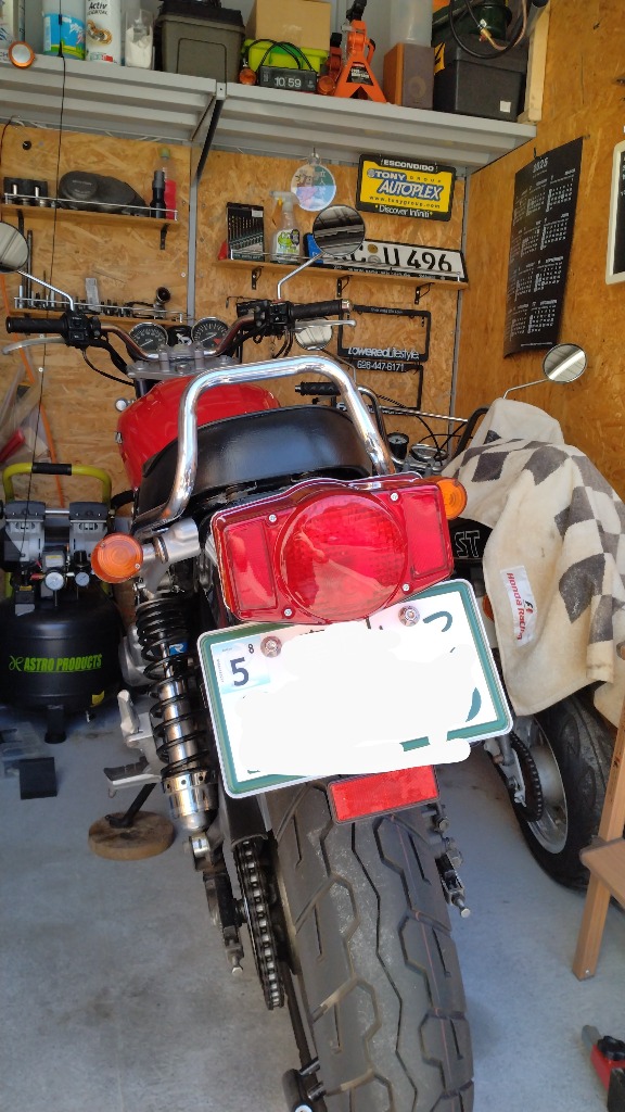 0380□CB400F/CB350F/CB750K2〜K4 テールランプASSY(赤