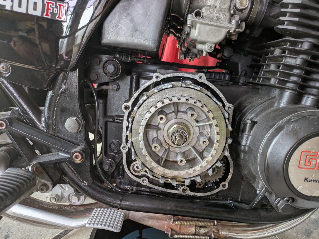 8690□Z400FX/Z400GP/GPZ400F 純正クラッチキット(鉄板付19点
