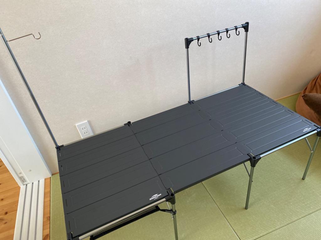 キャンプ テーブル Soomloom 折り畳み式テーブル2個＋天板セット 