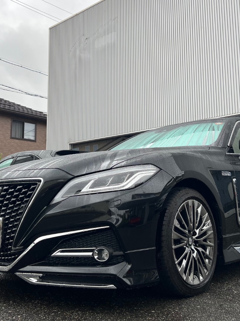 クラウンハイブリッド 220 GWS224 ステンレス フロント バンパー
