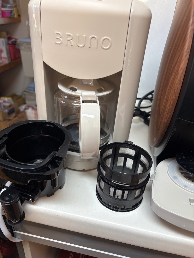 BRUNO コーヒーメーカー おしゃれ 全自動 ミル付き ブルーノ