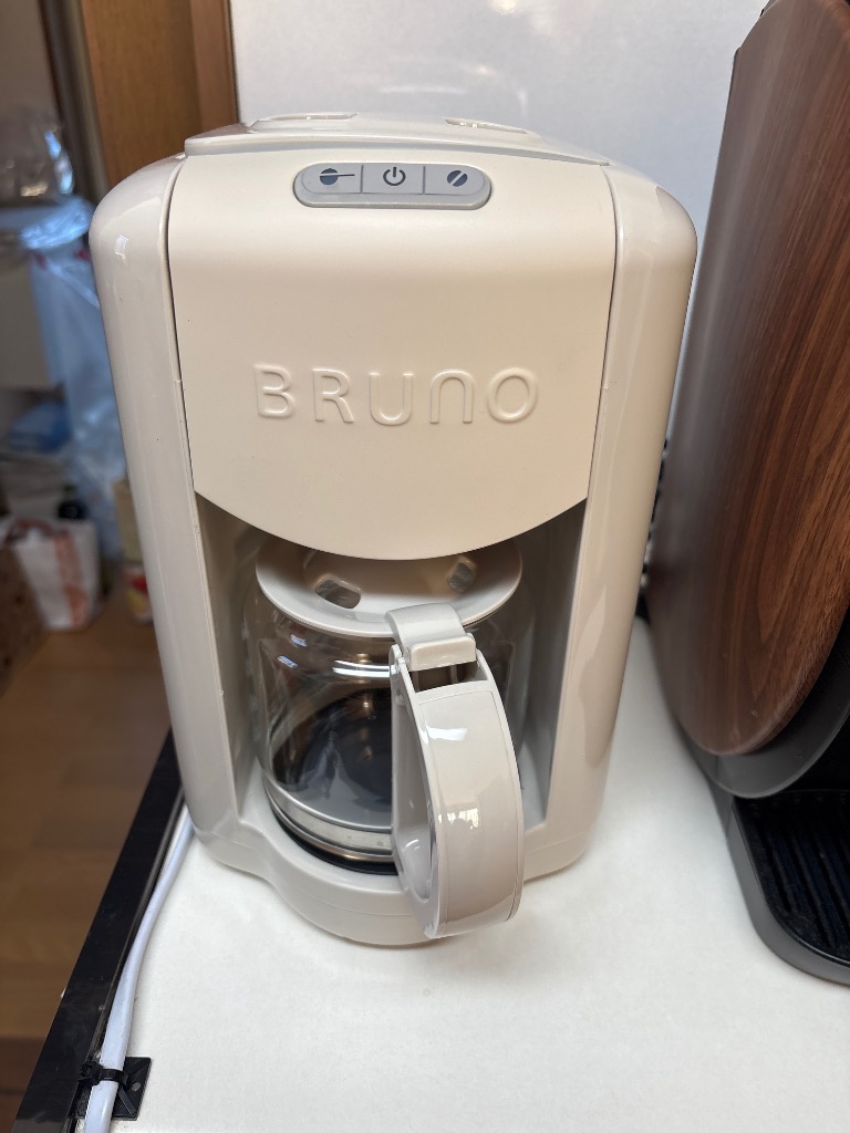 BRUNO コーヒーメーカー おしゃれ 全自動 ミル付き ブルーノ