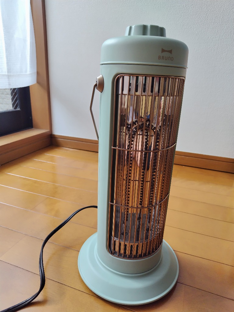 在庫在庫あBRUNO カーボンヒーター　NOSTALSTOVE WIDE テラコッタ 電気ヒーター