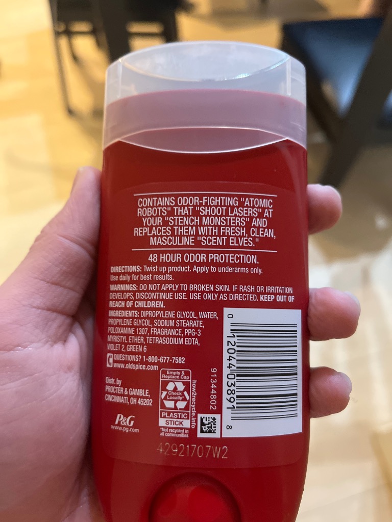 85g オールドスパイス ハイエンデュランスタイプ ピュア