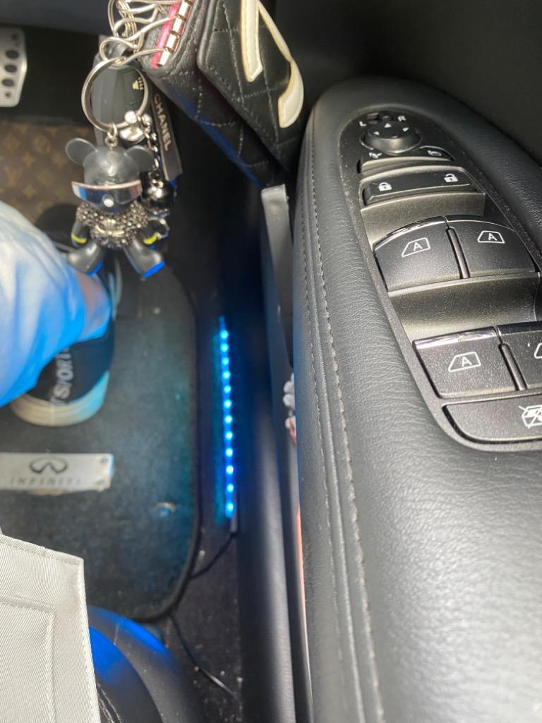 車 ledテープライト 車内イルミネーション ライトアップ フットライト USB 車内装飾 :carcare-1:ブルーフラッグストア - 通販 -  Yahoo!ショッピング