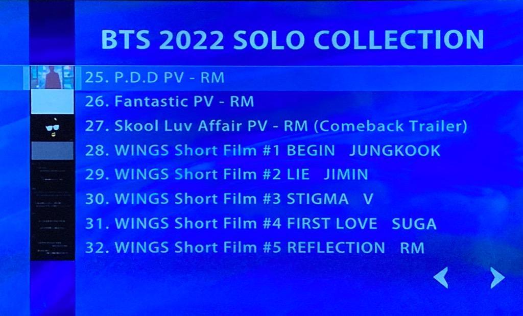 K-POP DVD/ バンタン 2025 SOLO PV COLLECTION☆RM ジン JIN