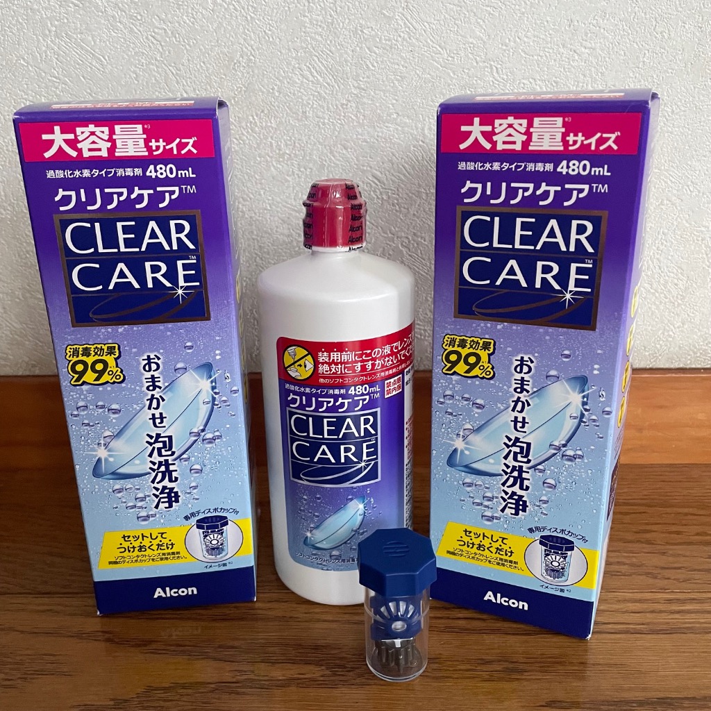 Alcon（アルコン） ＼大容量リニューアル／クリアケア 480ml×3本