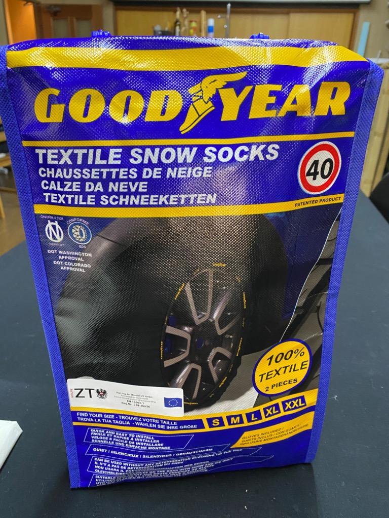 GOODYEAR 正規品 スノーソックス 布製 タイヤチェーン CLASSIC S