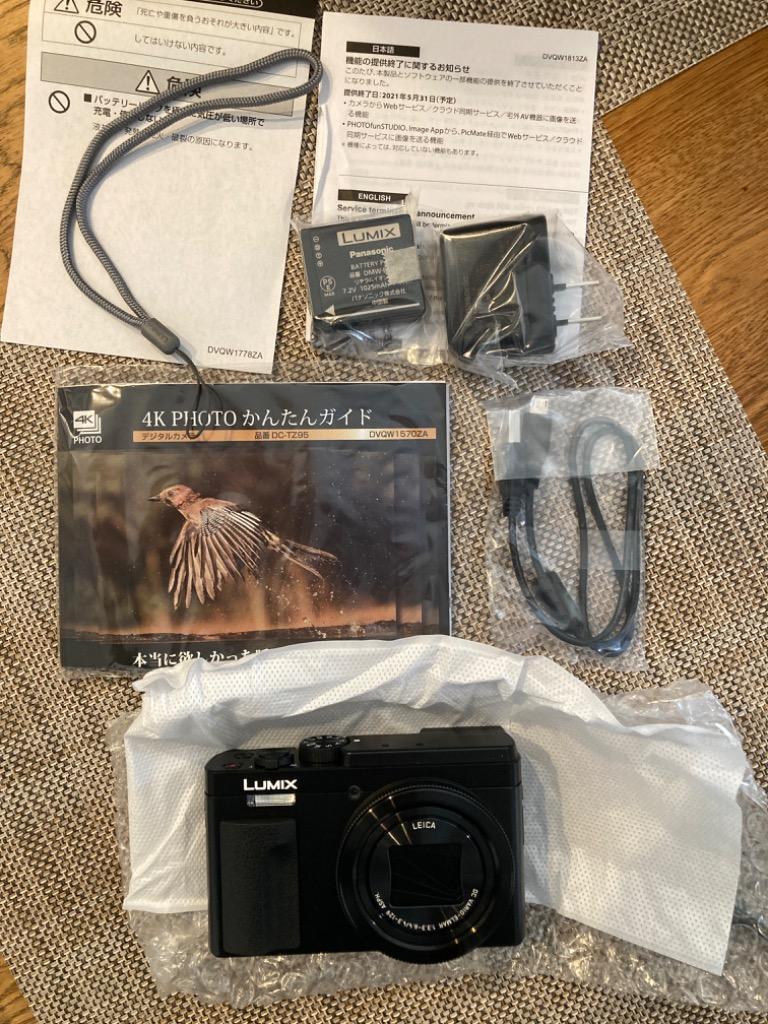 Panasonic - Panasonic　コンパクトデジタルカメラ LUMIX　DC-TZ95-K　ブラック 元箱あり LUMIX パナソニック panasonic ルミックス DC-TZ95-K ブラック
