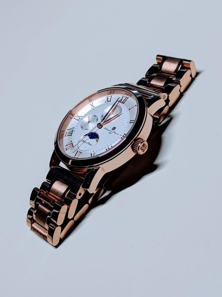 Salvatore Marra サルバトーレマーラ ムーンフェイズ 腕時計 メンズ 限定モデル 革ベルト レザー ブランド SM21106