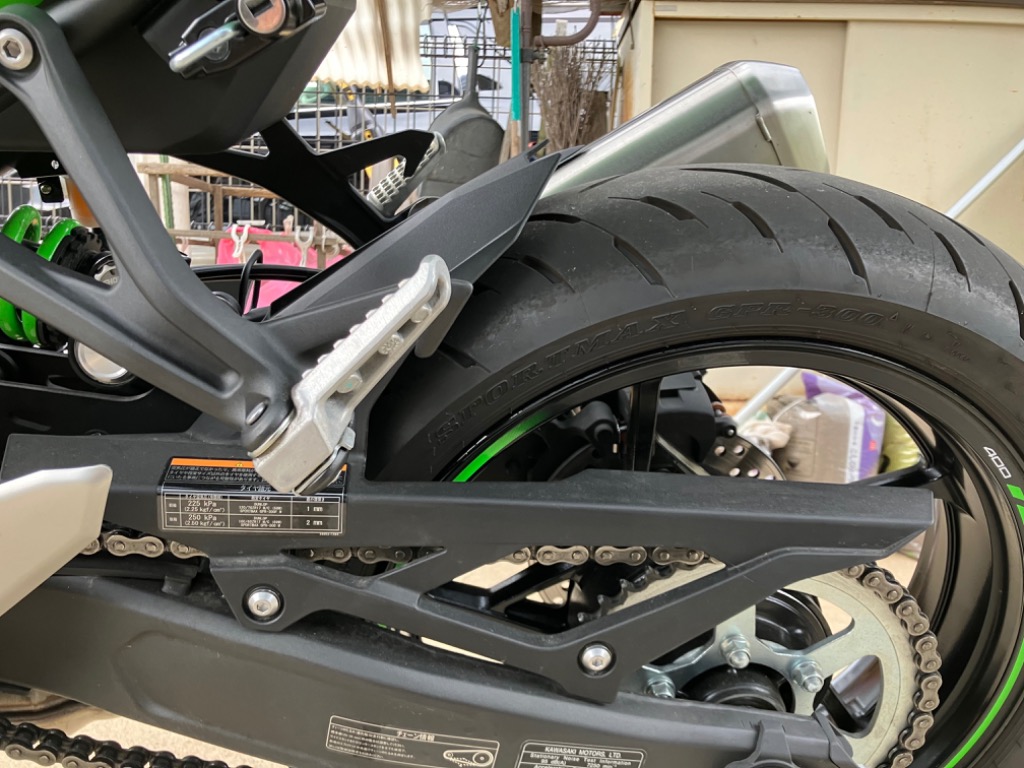 SPEEDRA ZX-25R リアフェンダー ロングタイプ ドライカーボン