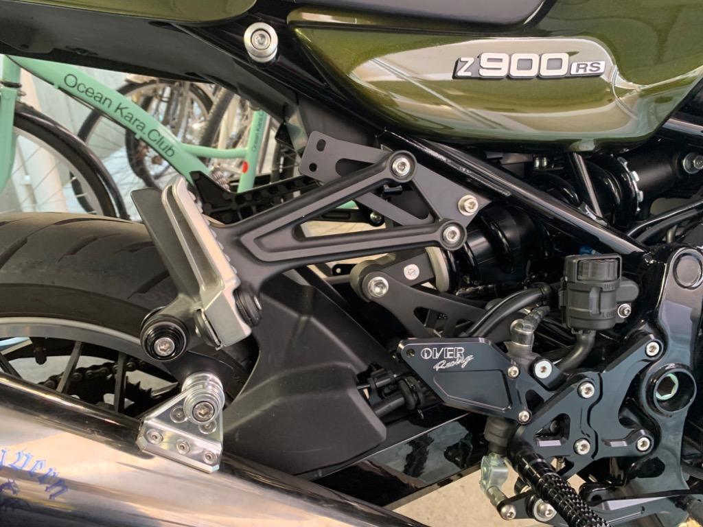 オーバーレーシング Z900RS Z900RSカフェ NITRON用 タンデム移設プレート（ブラック） OVER RACING バイク  :1291838-2558418:モトメガネ!店 通販 