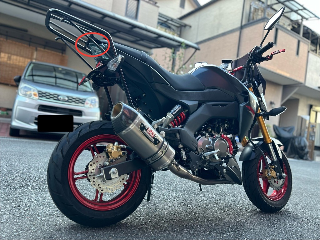 HURRICANE ハリケーン リアキャリア ブラック Z125PRO - 最安値・価格比較 - Yahoo!ショッピング｜口コミ・評判からも探せる