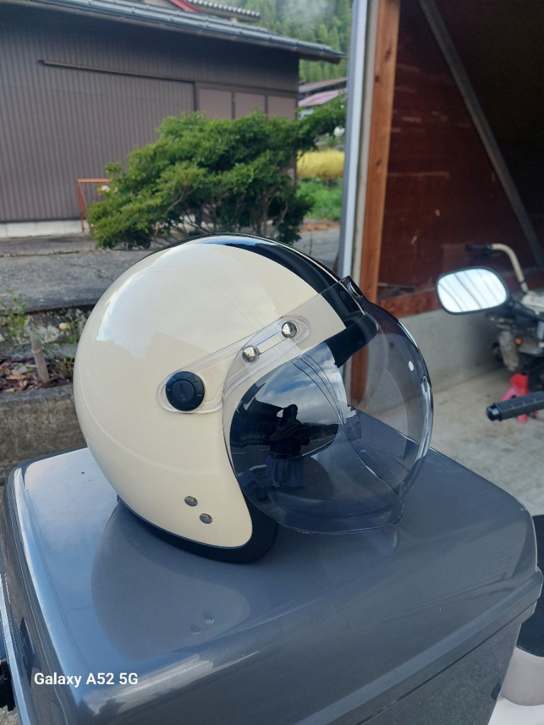 メーカー直送】ビー＆ビー シールド付ジェットヘルメット