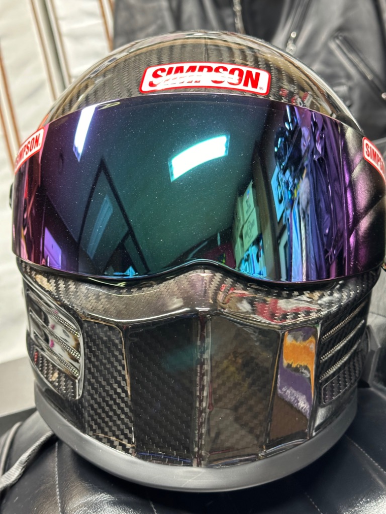 SIMPSON NORIX シンプソンミラーシールド　レインボー/ライトスモーク SIMPSONヘルメット公認オンラインストア