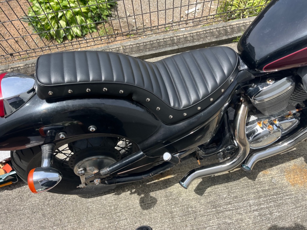 Garage T＆F ガレージT&F スティード400 ターンアウトマフラー カラー