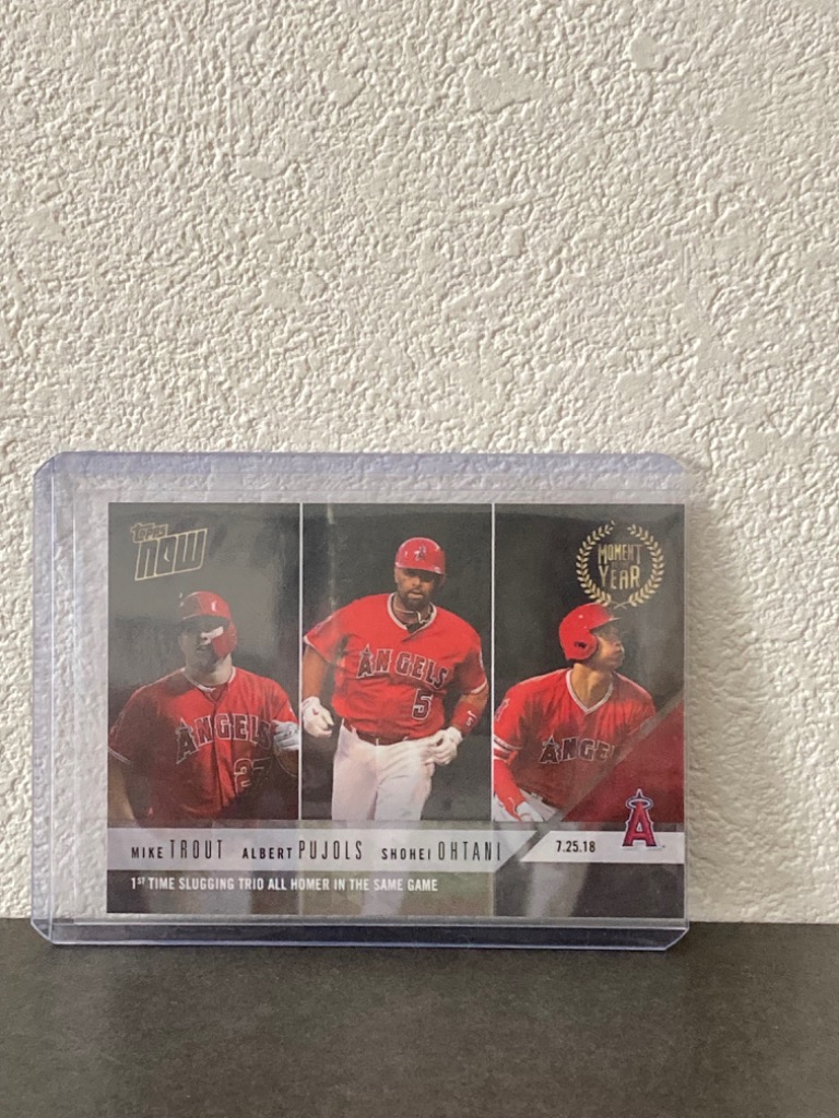 大谷翔平&アルバート・プホルス＆マイク・トラウト Moment Of The Year #6 MLB 初トリオホームラン カード TOPPS NOW  CARD : 181226-so : カードファナティック - 通販 - Yahoo!ショッピング