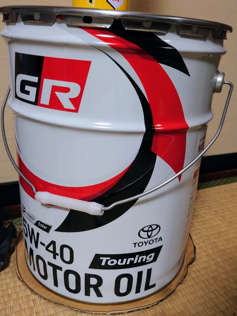 GR 5W-40 エンジンオイル 20L トヨタ 純正オイル GR Touring 5W-40 20L TOYOTA Gazoo Racing