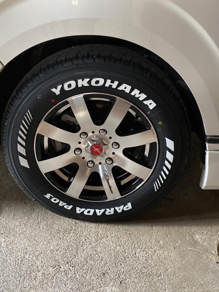 ☆送料込☆2022年製☆ヨコハマ パラダ PA03 215/65R16C 4本 PARADA ヨコハマ パラダ PA03 215/65R16 C109/107S LT ホワイト