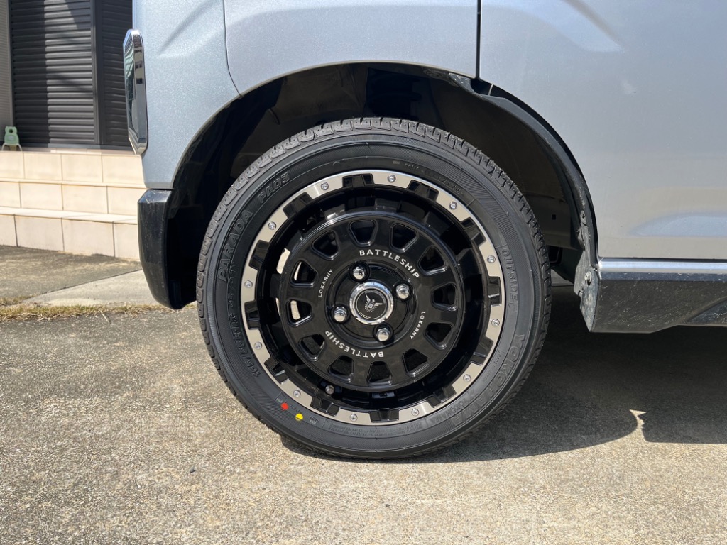 ロクサーニ サマータイヤ ホイール4本セット BADX バトルシップ