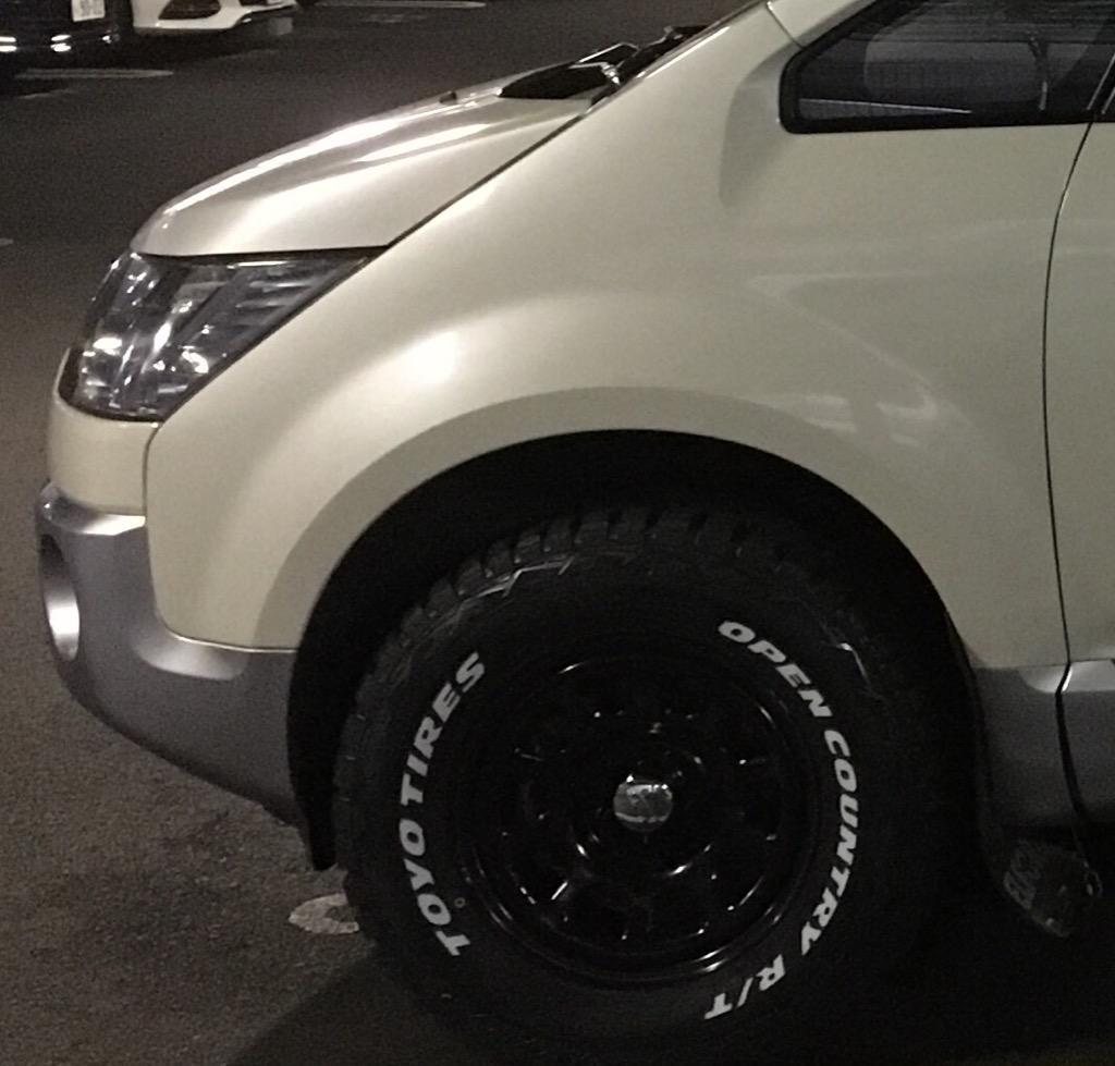 2つ目　デイトナ　スチール　16インチ　オールテレーン　235/70r16 オフロードタイヤ ホイール4本セット MLJ デイトナ SS トーヨー