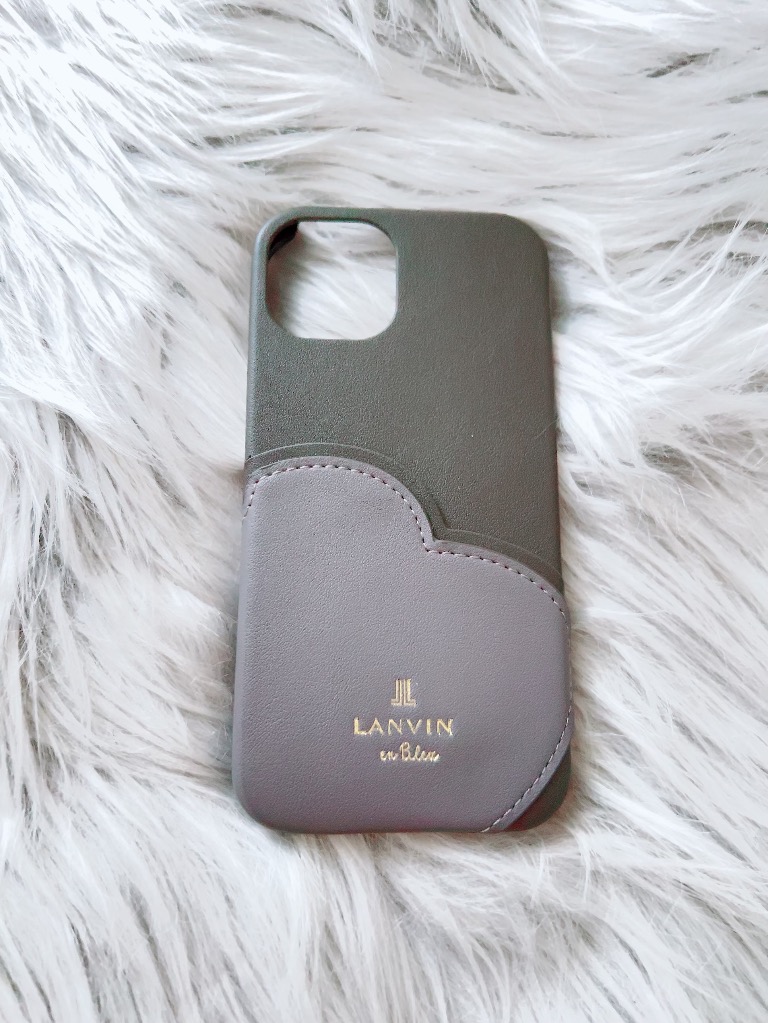 【LANVIN en bleu】ランバン iPhone13Pro ハートの携帯ケース Amazon.co.jp: LANVIN en Bleu WRAP CASE POCKET SIMPLE HEART