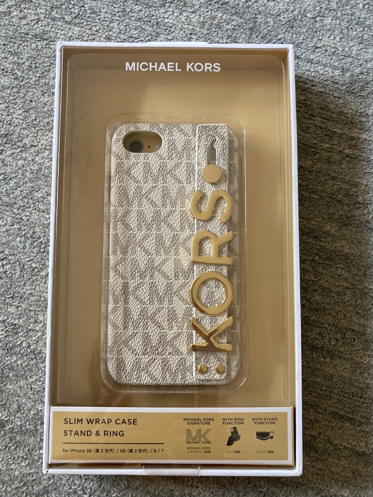 マイケルコース スタンド リング iPhoneSE/8/7ケース マイケルコース スタンド リング iPhoneSE/8/7ケース (Michael