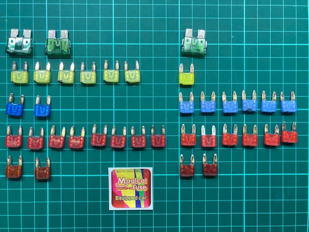 国内正規取扱店 マジカルヒューズ　フルキット　三菱 ランサーエボリューション　ランエボ　エボ7　ハロゲンヘッドライト装着車　MFMF199　36個 マジカルヒューズ ブラック フルキット ランサー エボ9 CT9A GTA R